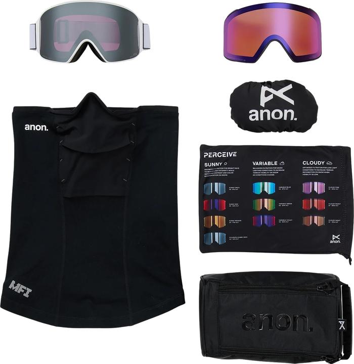 Produktbild Anon M4 Cylindrical Skibrille + Zusatzglas + MFI Maske