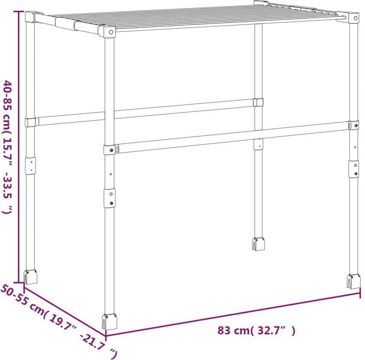 Actual product image vidaXL Wäschetrockner (11 m)