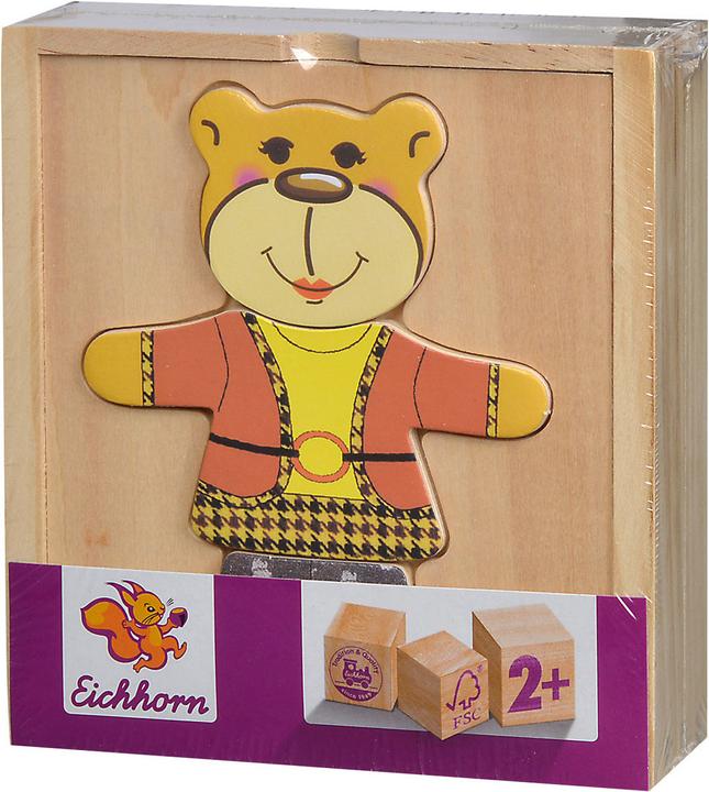 Actual product image Eichhorn Houten Puzzel Beer, 20st. (20 pieces)