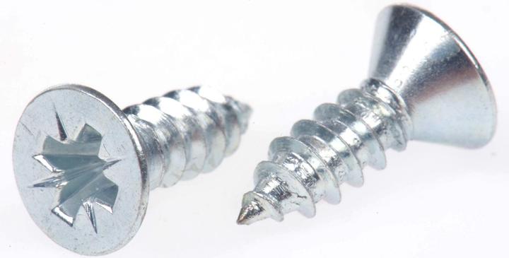 RS PRO Blechschrauben Senkkopf Kreuz 4,2x12,7mm