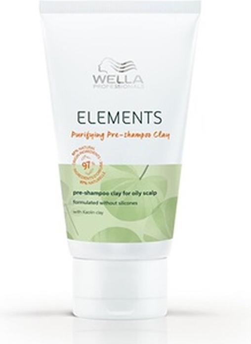 Immagine prodotto Wella Elements Purifying Pre-Shampoo Argilla Maschera per Capelli Donna (70 ml, Shampoo liquido)