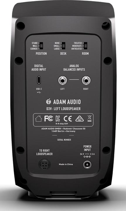 Image du produit Adam Audio D3V (Actif, 1 pièce)