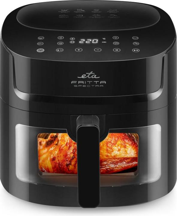 ETA ETA616890000 FRITTA SPECTRA Hot air fryer, 1800 W, 7.2 L, 8 pre-set programs, Black