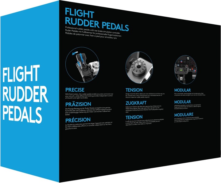 Productafbeelding Logitech G Saitek Pro Flight Roerpedalen (PC)