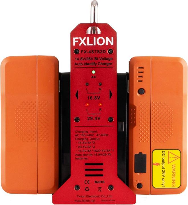 Produktbild Fxlion Double Charger V-Lock 14.8V/26V (Kamera Akku Ladegerät)