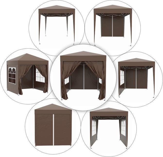 Immagine prodotto Outsunny Padiglione pieghevole (200 cm, 200 cm)