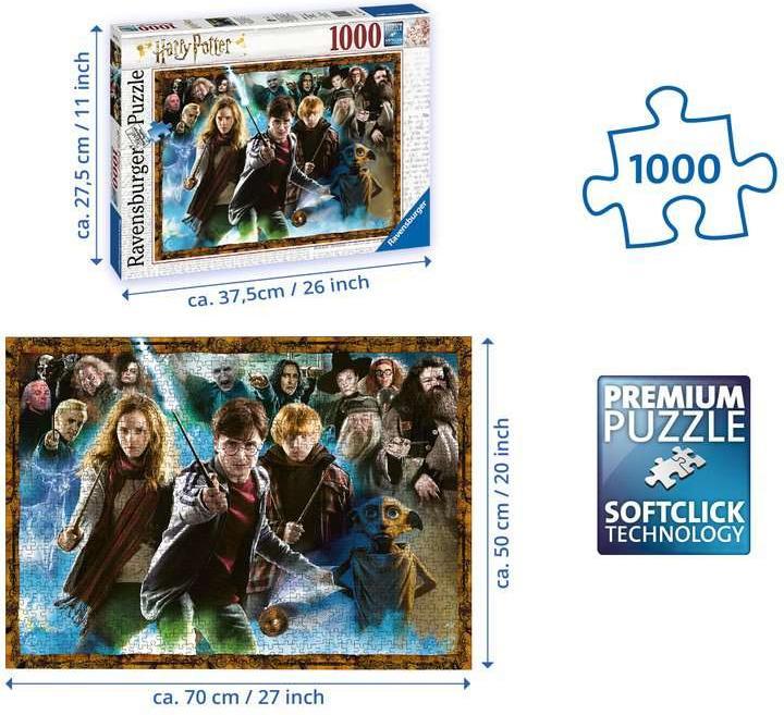 Immagine prodotto Ravensburger Lo studente magico H.Potter (1000 pezzi)