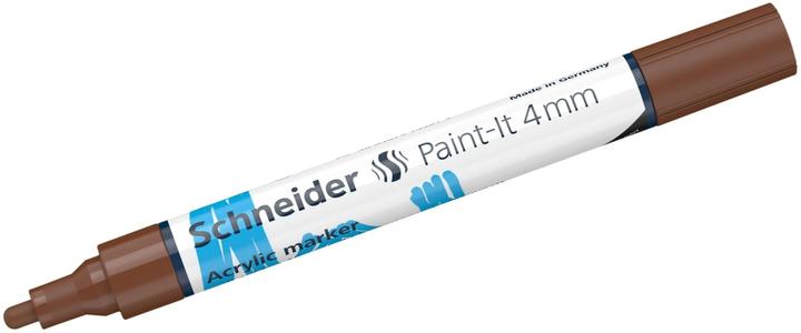 Actual product image Schneider Acrylic marker Paint-It 320 4mm brown (Brown, 4 mm, 1 x)