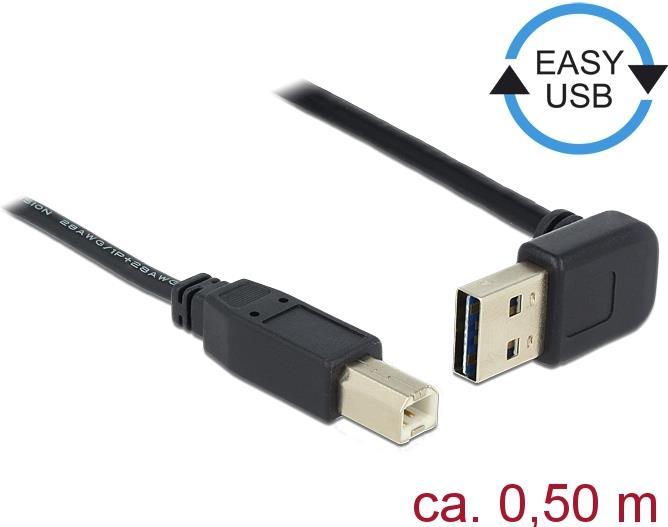 Produktbild Delock USB A – USB B (0.50 m, USB 2.0)