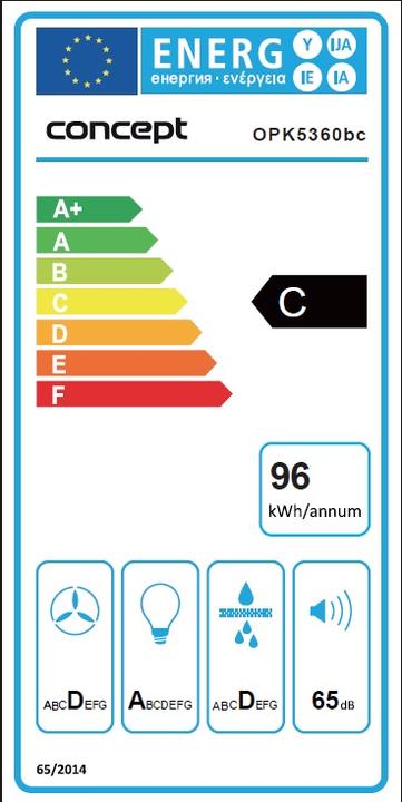 Label énergétique Concept koncepcijos OPK5360BC