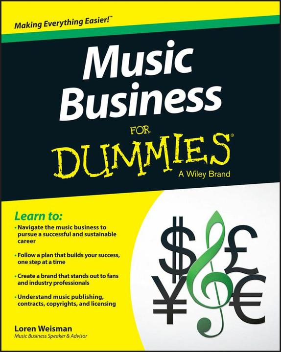 Energie-Label Music Business For Dummies (Englisch, Loren Weisman, 2015)