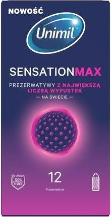 Produktbild Unimil Senstation Max prezerwatywy z największa liczbą wypustek 12szt (12 Stk.)