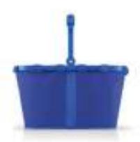 Actual product image reisenthel Einkaufskorb Carrybag Frame Mesh royal blue