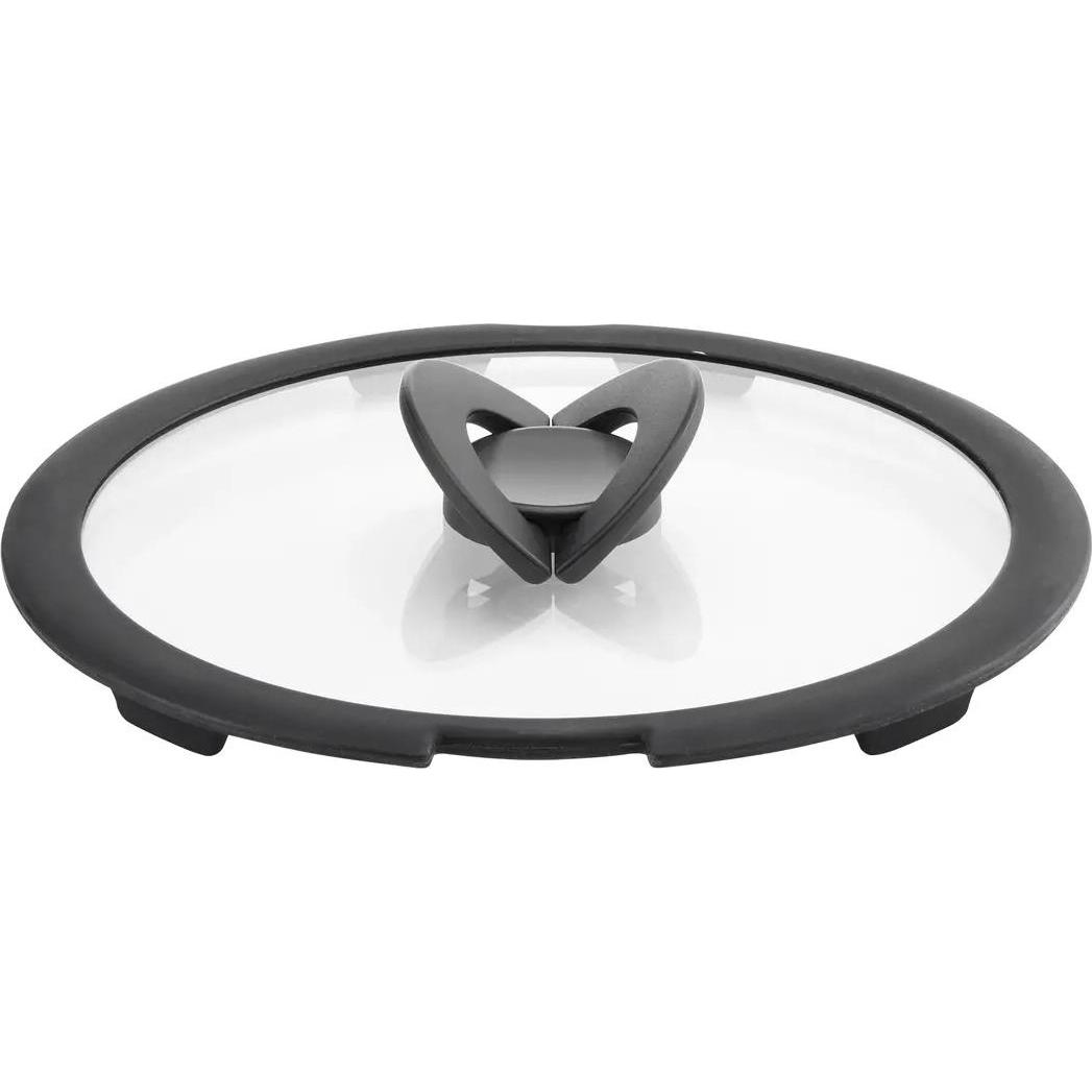 Lagostina Nero/Trasparente Coperchio In Vetro 26Cm Ingenio Manicatura, Accessori Per Pentole E Padelle,