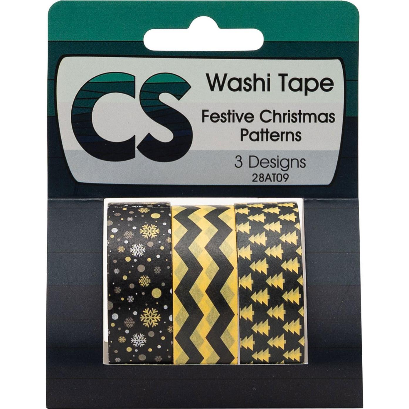 Thumbnail - Colorations Washi Tape Festliche Weihnachtsmuster 3 Rollen