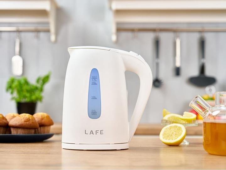 Actual product image Lafe 47457 Electric Kettle Essential White 1.7L (1.70 l, EU plug)