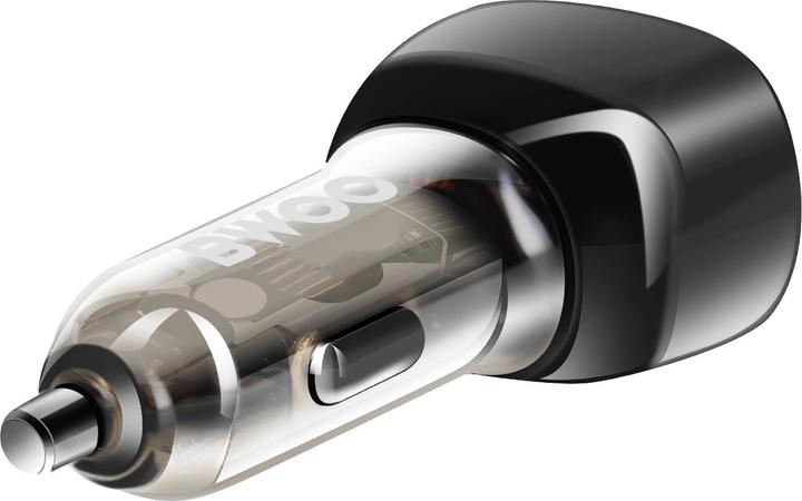 Actual product image Bwoo 68W Car charger, double USB-C and USB port