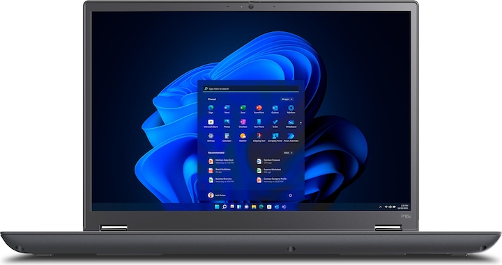 Actual product image Lenovo ThinkPad P16v Gen 1 (16", AMD Ryzen 7 Pro 7840HS, 64 GB, 1000 GB, DE)