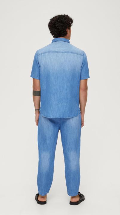 Produktbild s.Oliver Hemd Slim: Hemd aus Leinenmix (XXL)