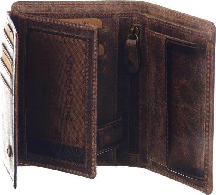 Immagine prodotto Greenland Nature Portafoglio Mascu & Line RFID in pelle 10 cm