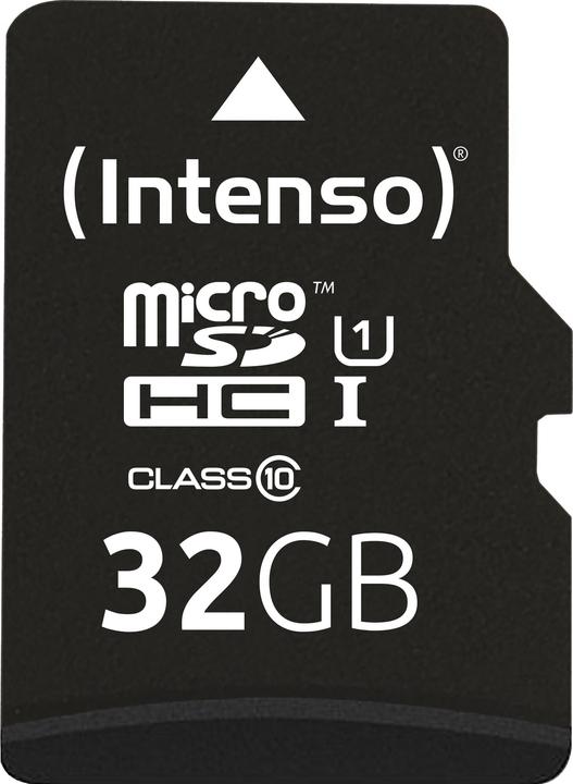 Image du produit Intenso UHS-I Premium (32 Go, microSDHC, U1, UHS-I)