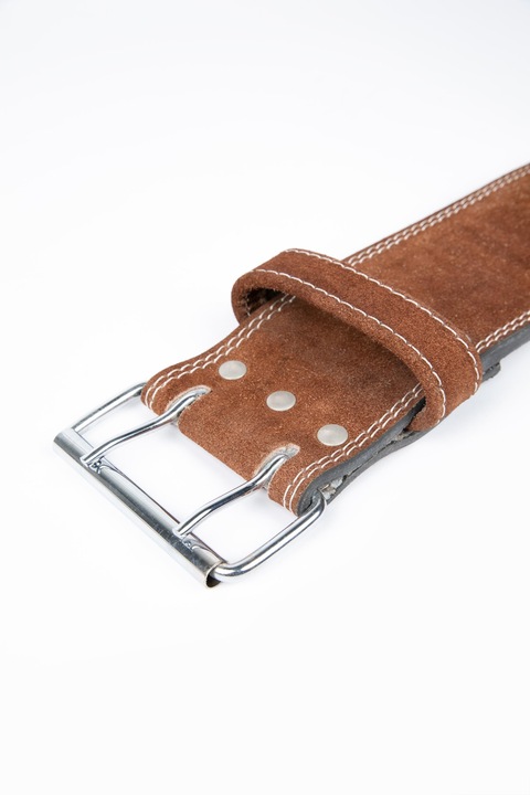 Immagine prodotto Gorilla Wear Cintura di sollevamento da 4 pollici in pelle marrone
