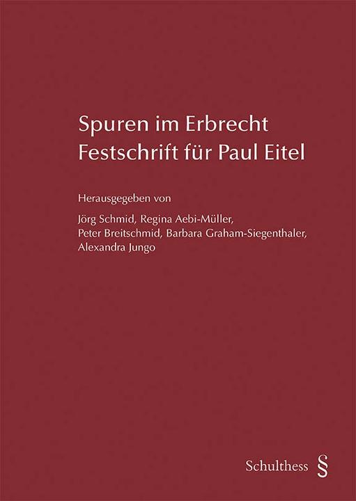 Produktbild Spuren im Erbrecht (Deutsch, Alexandra Jungo, Peter Breitschmid, Jörg Schmid, Barbara Graham-Siegenthaler, Regina Aebi-Müller, 2022)