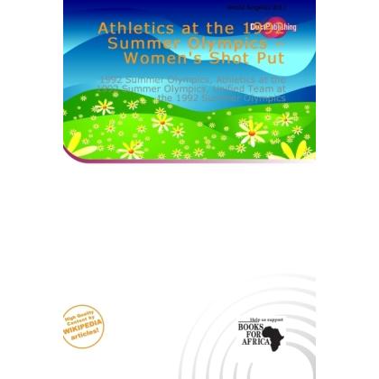 Athletics at the 1992 Summer Olympics - Women's Shot Put, Ratgeber von Jerold Angelus