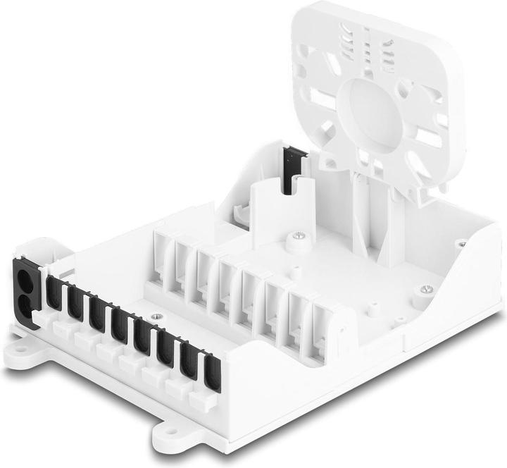Produktbild Delock LWL FTTH Indoor Verteilerbox zur Wandmontage 8 Port weiss (Spleissbox)