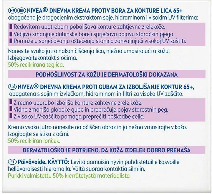 Actual product image NIVEA Anti-Falten Tag 65+ (50 ml, Day cream, SPF 30)