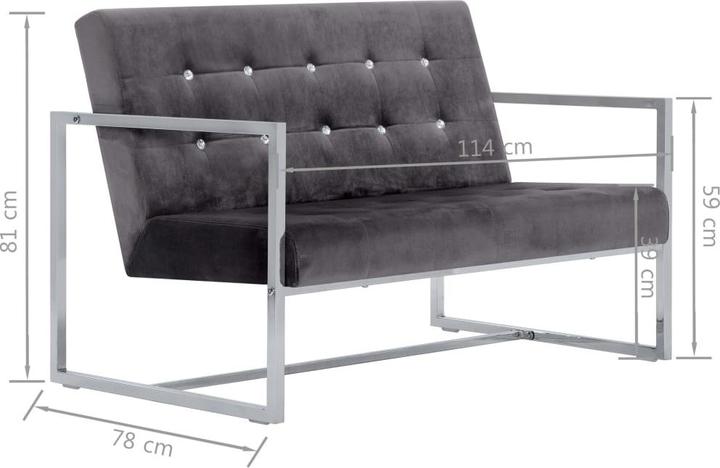 Produktbild vidaXL Sessel (2-Sitzer)