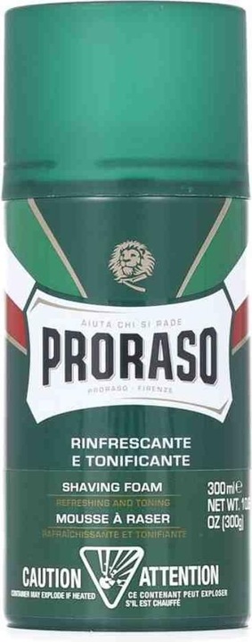 Image du produit Proraso Mousse à raser verte (100 ml, Gel de rasage)