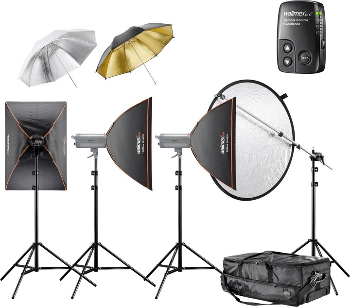 Produktbild Walimex pro pro VC Excellence Classic 6.5.5 Studioblitz Set (600 W, Set)
