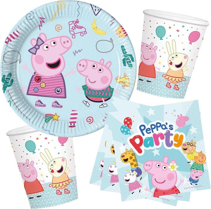Produktbild Sombo 32-teiliges Party-Set Peppa Wutz (32 Stk.)