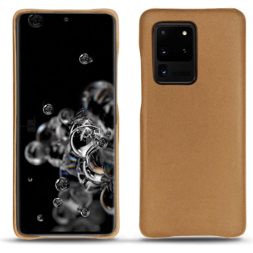 Thumbnail - Noreve Lederschutzhülle (Samsung Galaxy S20 Ultra 5G), Smartphone Hülle, Beige