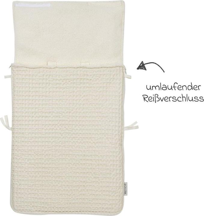 Produktbild Meyco Waffel Teddy fusssack