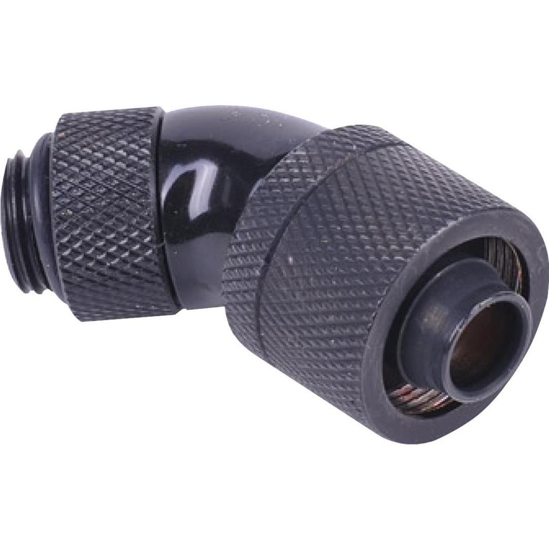 Alphacool HF 16/10 Anschraubtülle 45° drehbar, Wasserkühlung Anschluss, Schwarz