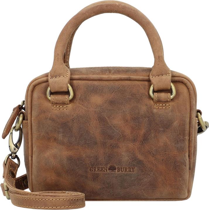 Actual product image Greenburry Vintage Mini Bag Handtasche Leder 18 cm