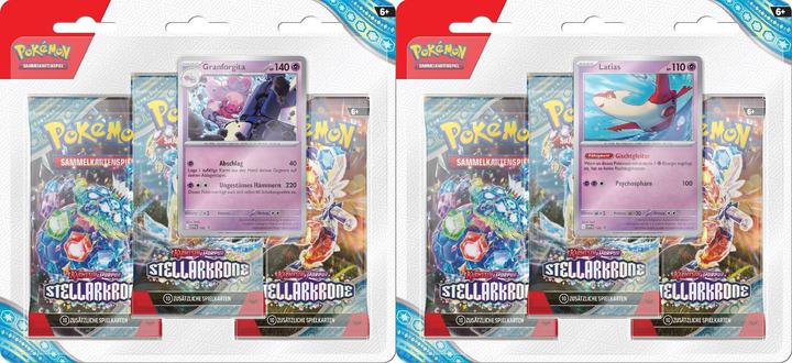 Produktbild Pokémon TCG KP07 pack 3 blister Blister (Deutsch, Blister Pack)