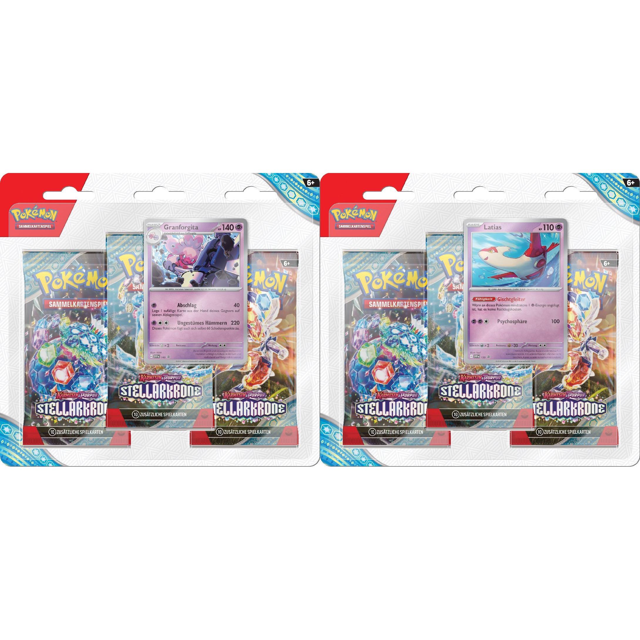Pokémon TCG KP07 pack 3 blister Blister (Deutsch)