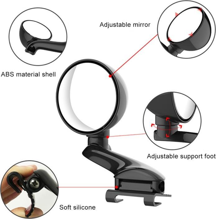 Image du produit AM Rétroviseur d'angle mort - 77mm (côté conducteur)