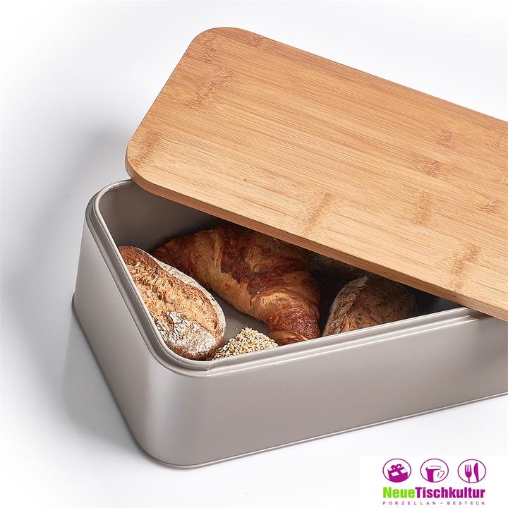Actual product image neuetischkultur Bread bin metal