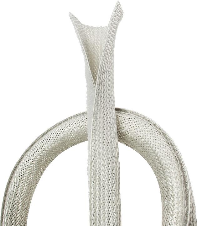 Produktbild LogiLink Kabelbündel-Gewebeschlauch, grau (Kabeldurchlass, 180 cm)