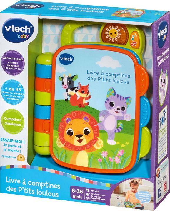 Immagine prodotto VTech Livre A Comptines Des P'Tits L (Francese)