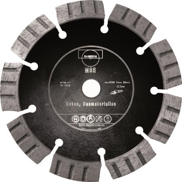 Samedia TECHNIC MSE 230x22.23 Eco Universal diamond cutting disc 310021