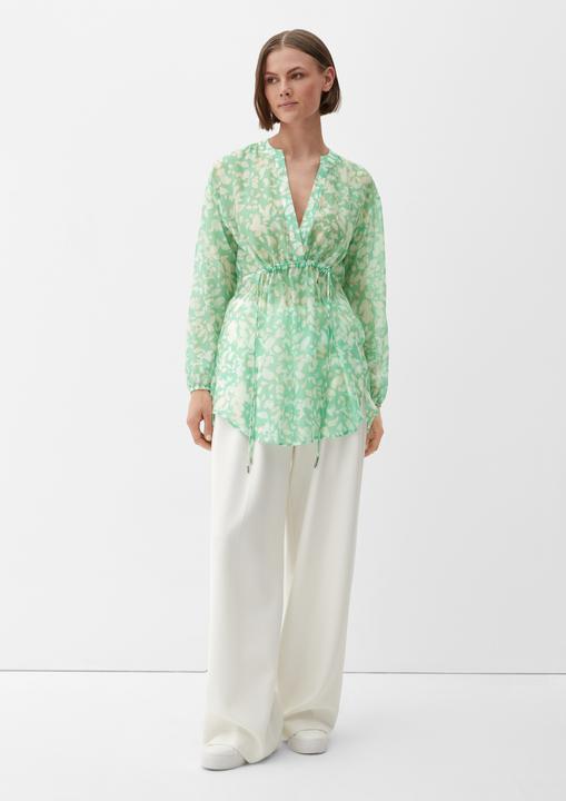 Image du produit s.Oliver Bluse Bluse mit Tunika-Ausschnitt (38)