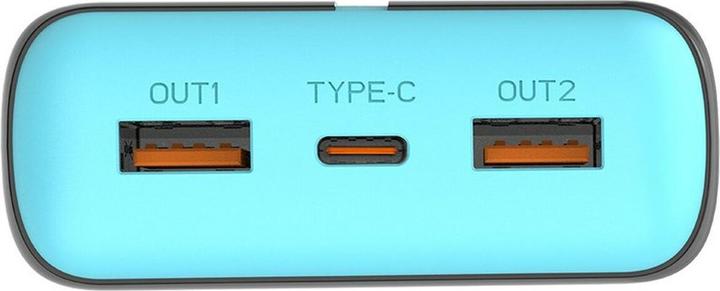 Actual product image Tracer 47517 EnerGen 20000mAh Power Bank gray/blue (20000 mAh, 22.50 W, 74 Wh)