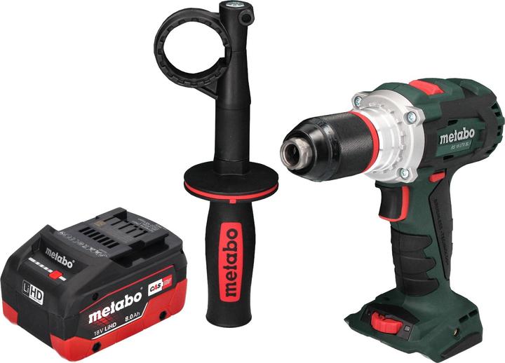Produktbild Metabo BS 18 LTX BL I Akku Bohrschrauber 18 V 130 Nm Brushless + 1x LiHD Akku 8,0 Ah - ohne