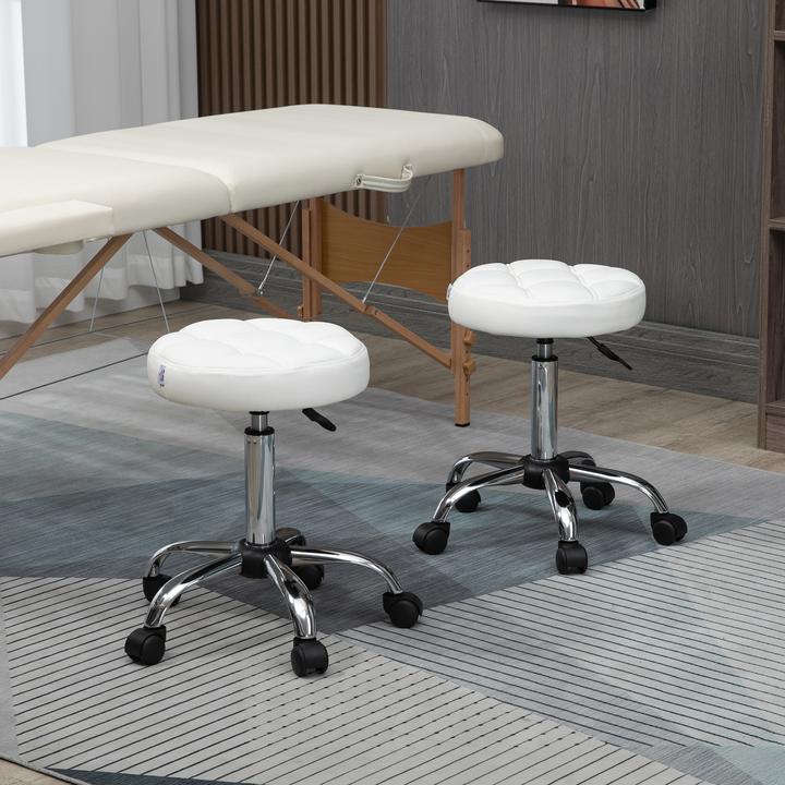 Actual product image Homcom Roller stool set of 2
