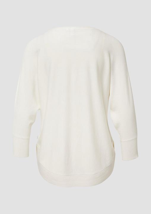 Produktbild S.Oliver Strickpullover Strickpullover mit Fledermausärmeln (XS)